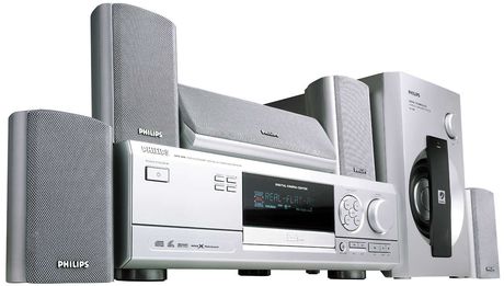 HOME CINEMA PHILIPS DFR 1600 (DVD/CD PLAYER - DIGITAL A/V SURROUND RECEIVER)