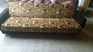 τετραθέσιος βελουδινος καναπές-κρεβάτι για σαλόνι και τρεις πολυθρόνες  από Γερμανία