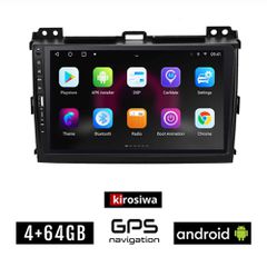 TOYOTA LAND CRUISER (2003-2009) Android οθόνη αυτοκίνητου 4GB με GPS WI-FI (TOYOTA LANDCRUISER ηχοσύστημα αφής 9" ιντσών OEM Youtube Playstore MP3 USB Radio Bluetooth Mirrorlink εργοστασιακή, 4 x 60W,