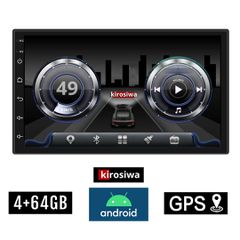 KIROSIWA 4+64GB CITROEN C2 (2003 - 2016) Android οθόνη αυτοκίνητου 4GB με GPS WI-FI (ηχοσύστημα αφής 7" ιντσών Youtube Playstore MP3 USB Radio Bluetooth Mirrorlink DSP 4x60W Apple Carplay Android Auto