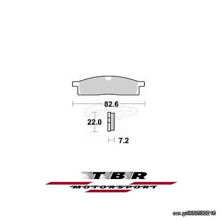 ΟΡΓΑΝΙΚΑ ΤΑΚΑΚΙΑ SP ORGANIC BRAKE PADS SP TBR705