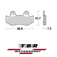 ΟΡΓΑΝΙΚΑ ΤΑΚΑΚΙΑ SP ORGANIC BRAKE PADS SP TBR667