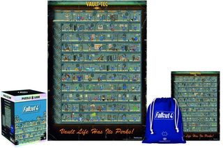 FALLOUT 4 PERK POSTER PUZZLES, PREMIUM - 1000 / Fan Shop and Merchandise