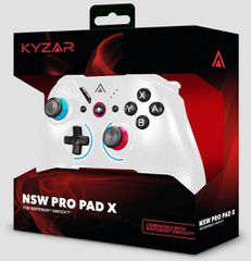 Kyzar Switch PRO Controller - White / Nintendo Switch