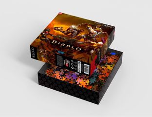 GAMING PUZZLE: DIABLO HEROES BATTLE PUZZLES - 1000 / Fan Shop and Merchandise