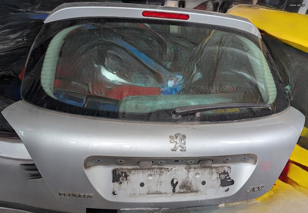 ΤΖΑΜΟΠΟΡΤΑ ΠΟΡΤΑ ΠΟΡΤ ΜΠΑΓΚΑΖ ΚΑΠΟ ΠΙΣΩ PEUGEOT 207 2006-2014 5 ΘΥΡΟ ΑΣΗΜΙ ΛΕΙΠΕΙ ΤΟ ΤΡΙΜ