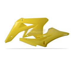 Πλαινα Καπακια Ψυγειου Νερου Suzuki Rmz250 07-09 Κιτρινο (2Τεμ) | Polisport