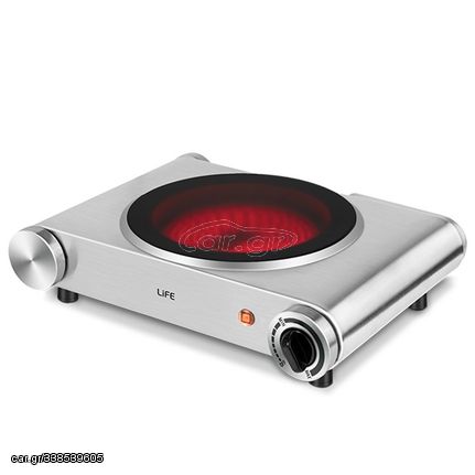 ΚΕΡΑΜΙΚΗ ΕΣΤΙΑ ΜΟΝΗ 1200W LIFE CERAMICA Single