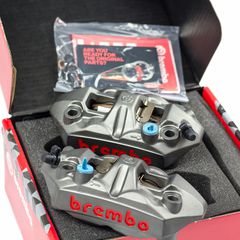 ΔΑΓΚΑΝΕΣ BREMBO 108MM ΤΙΤΑΝΙΟ ΓΚΡΙ MONOBLOCK 220A39710 (BREMBO CALIPER RADIAL MONOBLOCK M4 KIT 108 MM)