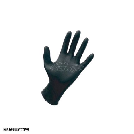 Γάντια Νιτριλίου Μαύρα Aντοχής extra strong Large