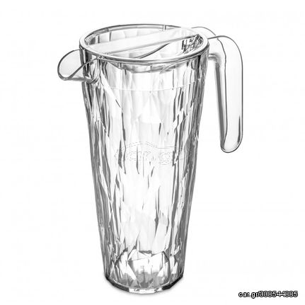 CLUB PITCHER ΚΑΝΑΤΑ ΜΕ ΧΕΡΙ ΠΟΛΥΚΑΡΒΟΝΙΚΗ 1500ml 50 ¾ oz SUPERGLAS KOZIOL GERMANY Ⓡ