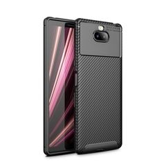 Θήκη Sony Xperia 10 OEM Airbag Carbon Series Πλάτη TPU μαύρο