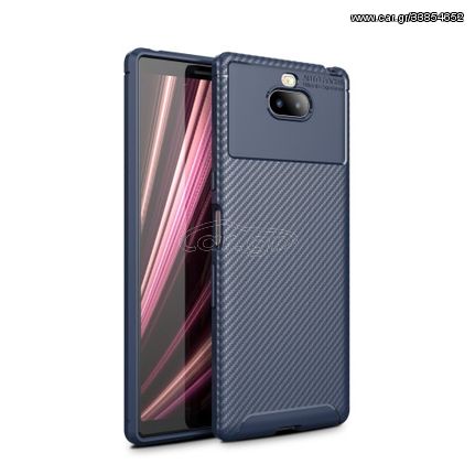 Θήκη Sony Xperia 10 Plus OEM Airbag Carbon Series Πλάτη TPU μπλε