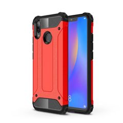 Θήκη Huawei P Smart Plus Mad Mask Armor Guard Hybrid από σκληρό πλαστικό και TPU κόκκινο