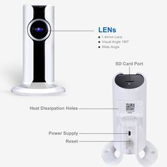 IP Camera Fisheye 180 degree 3D wifi