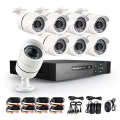 DVR COMBO KIT Σετ κλειστού κυκλώματος με Καταγραφικό και 8 Κάμερες