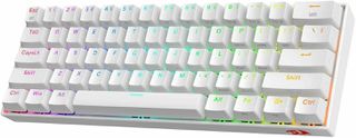 Redragon K530W Draconic Pro Λευκό Ασύρματο Gaming Μηχανικό Custom Brown (K530W-RGB-PRO)