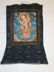 Ganesha Thangka from Nepal - end 20th century 