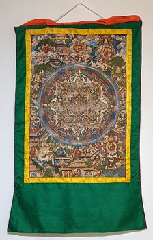 Mandala Buddhist Thangka - end 20th century 