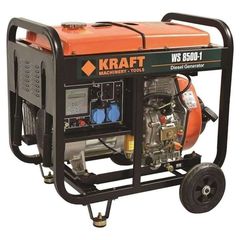  KRAFT - WS 8500-1 Γεννήτρια Πετρελαίου 7 KVA Με Μίζα Και Μπαταρία Μονοφασική (63773)