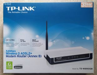 Modem/Router TP-Link 54 MBps ADSL2+ Wireless