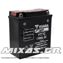 ΜΠΑΤΑΡΙΑ YUASA YT7C/YB5L-B MF ΜΕ ΥΓΡΑ