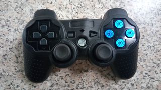PS3 controller (moded) SIXAXIS, no rumble