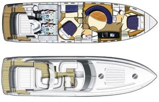 Princess 2008 V58 Sport Hartop Refit 9/2024 C18 Caterpilar-thumb-55