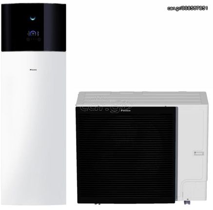 ΠΡΟΣΦΟΡΑ!!! Daikin Altherma ERLA16DW17 / EBVX16S23D9W + BRC1HHDW 13.6/16kw R-32 αντλια θερμοτητας Ψυξη θερμανση με Boiler 230lit Τριφασικη 60° C new 2023