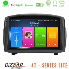 Bizzar 4T Series Ford Fiesta 2008-2016 4core Android12 2+32GB Navigation Multimedia Tablet 9" (Oem Style)