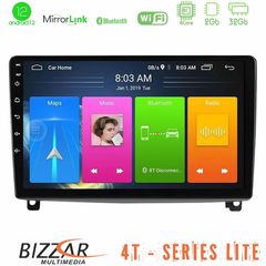 Bizzar 4T Series Peugeot 407 4core Android12 2+32GB Navigation Multimedia Tablet 9"