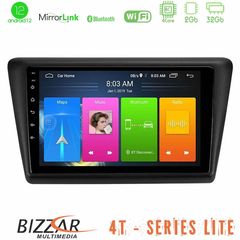 Bizzar 4T Series Skoda Rapid 2013-2017 4core Android12 2+32GB Navigation Multimedia Tablet 9"