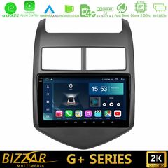 Bizzar G+ Series Chevrolet Aveo 2011-2017 8core Android12 6+128GB Navigation Multimedia Tablet 9"