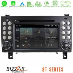 Bizzar OEM Mercedes SLK Class 8core Android12 4+64GB Navigation Multimedia Deckless 7" με Carplay/AndroidAuto