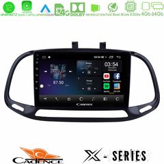 Cadence X Series Fiat Doblo 2015-2022 8core Android12 4+64GB Navigation Multimedia Tablet 9"