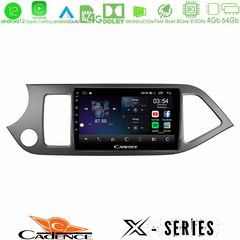 Cadence X Series Kia Picanto 8core Android12 4+64GB Navigation Multimedia Tablet 9"