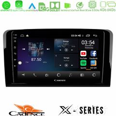 Cadence X Series Mercedes ML/GL Class 8core Android12 4+64GB Navigation Multimedia Tablet 9"