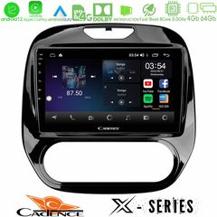 Cadence X Series Renault Captur 2013-2019 (Manual AC) 8core Android12 4+64GB Navigation Multimedia Tablet 9"