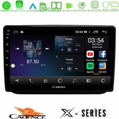 Cadence X Series Skoda Fabia 2007-2014 8core Android12 4+64GB Navigation Multimedia Tablet 10"