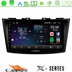 Cadence X Series Suzuki Swift 2011-2016 8core Android12 4+64GB Navigation Multimedia Tablet 9"