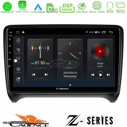 Cadence Z Series Audi TT B7 8core Android12 2+32GB Navigation Multimedia Tablet 9"