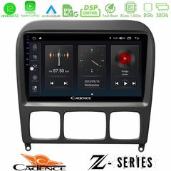 Cadence Z Series Mercedes S Class 1999-2004 (W220) 8core Android12 2+32GB Navigation Multimedia Tablet 9"