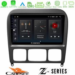 Cadence Z Series Mercedes S Class 1999-2004 (W220) 8core Android12 2+32GB Navigation Multimedia Tablet 9"