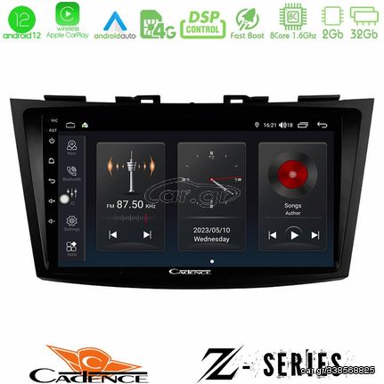 Cadence Z Series Suzuki Swift 2011-2016 8core Android12 2+32GB Navigation Multimedia Tablet 9"