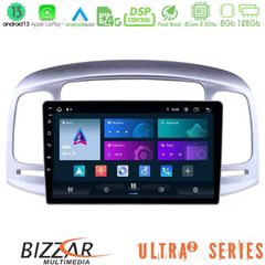 Bizzar Ultra Series Hyundai Accent 2006-2011 8core Android13 8+128GB Navigation Multimedia Tablet 9"