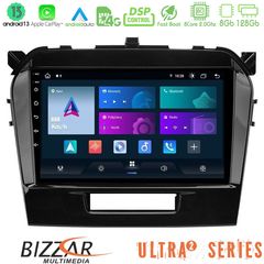 Bizzar Ultra Series Suzuki Vitara 2015-2021 8core Android13 8+128GB Navigation Multimedia Tablet 9"