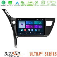 Bizzar Ultra Series Toyota Corolla 2017-2018 8core Android13 8+128GB Navigation Multimedia Tablet 10"