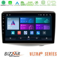 Bizzar Ultra Series Toyota Yaris 1999 - 2006 8core Android13 8+128GB Navigation Multimedia Tablet 9"