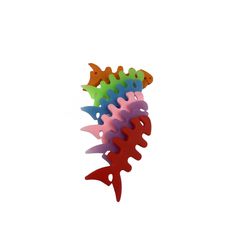 Fish-shaped headphone cable wrap - white-thumb-4