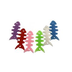 Fish-shaped headphone cable wrap - black-thumb-4